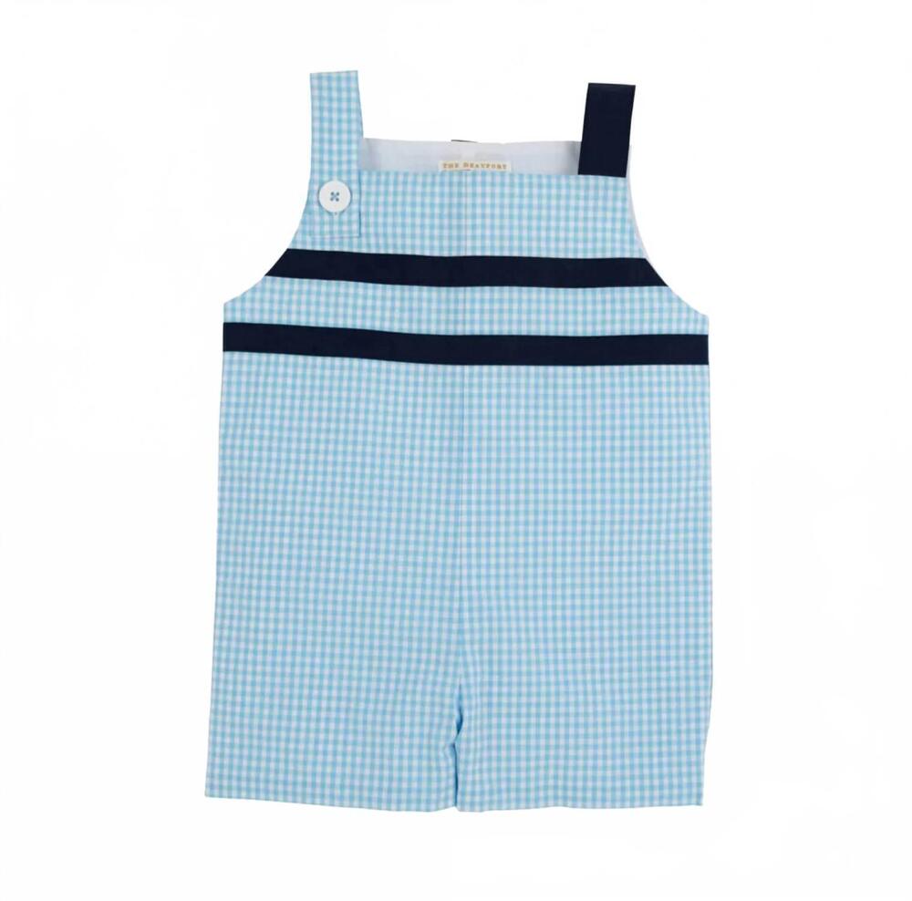 NEW THE BEAUFORT BONNET COMPANY kids' teddy's jon jon in blue